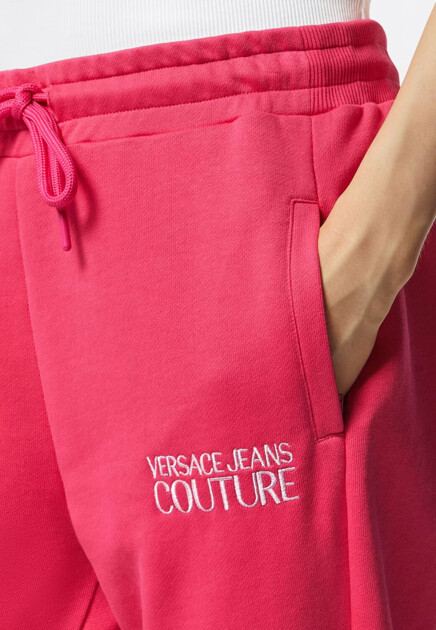 Брюки VERSACE JEANS COUTURE  - Хлопок - цвет розовый
