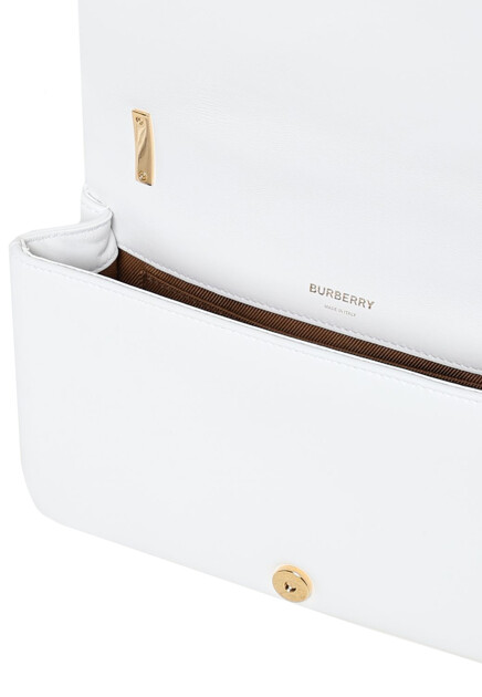 Сумка BURBERRY  - Кожа - цвет белый