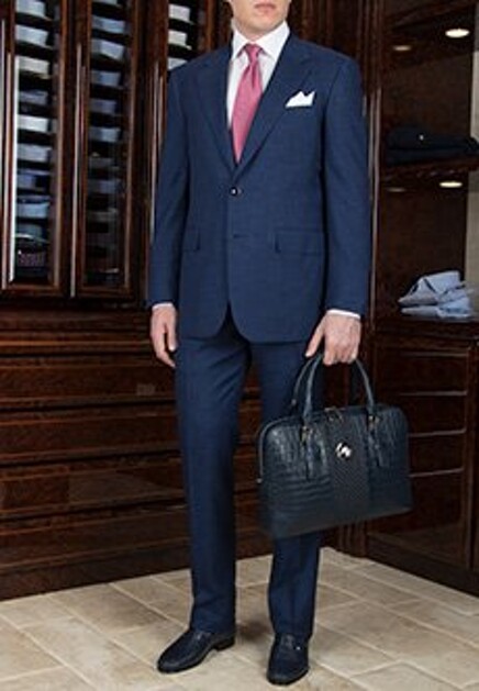 Синий костюм STEFANO RICCI