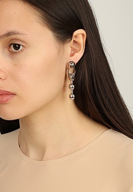 Ассиметричные серьги  MM6 Maison Margiela