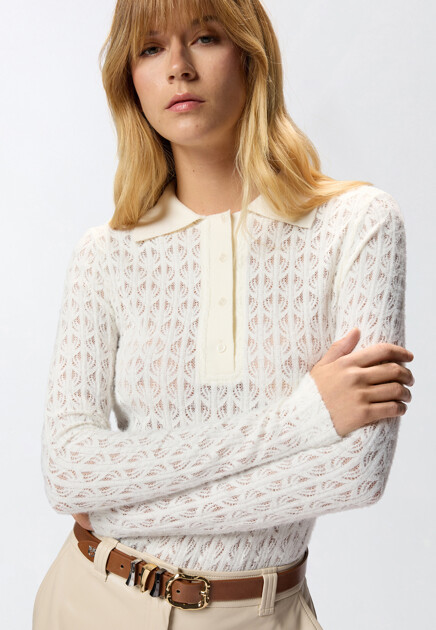 Ажурное боди PINKO