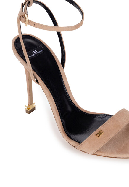 Босоножки ELISABETTA FRANCHI  - Кожа - цвет бежевый