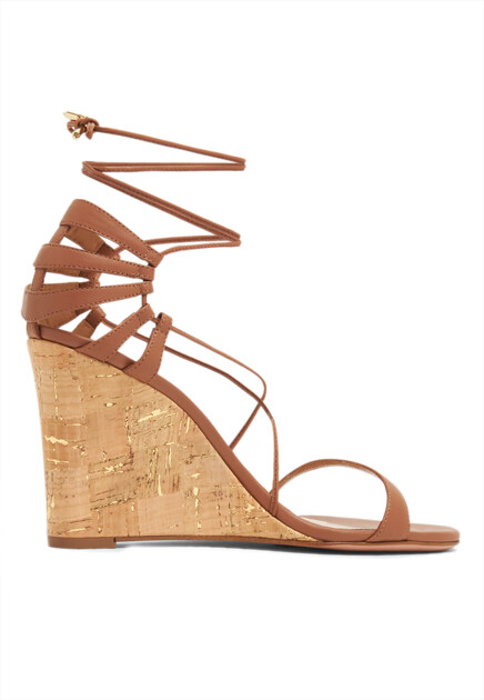 Босоножки на танкетке AQUAZZURA
