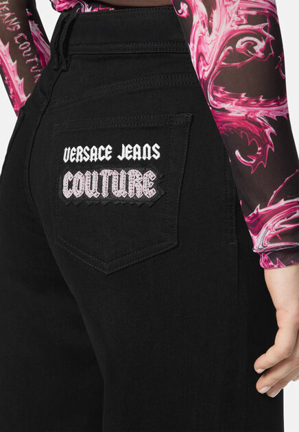 Джинсы VERSACE JEANS COUTURE  - Хлопок - цвет черный