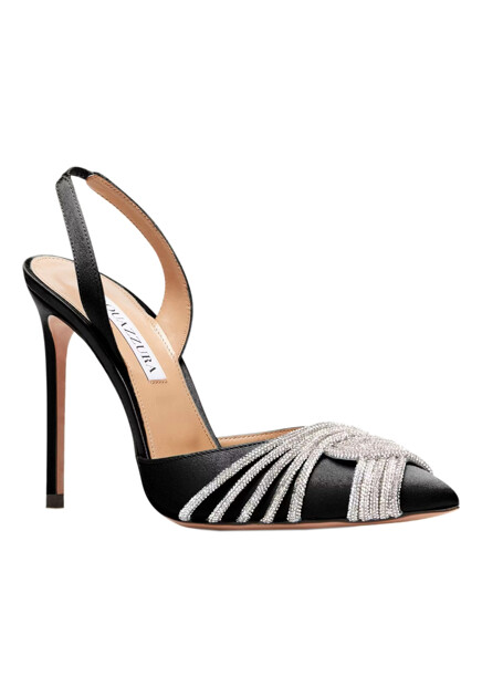 Босоножки Gatsby Sling Satin AQUAZZURA