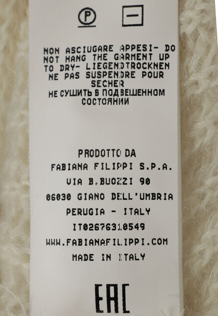 Джемпер с кружевом  FABIANA FILIPPI