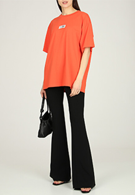 Футболка с нашивкой MM6 Maison Margiela