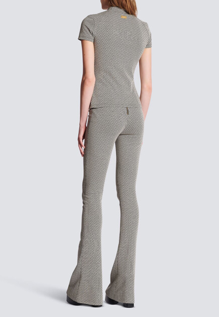 Футболка BALMAIN  - Вискоза, Полиэстер - цвет черный