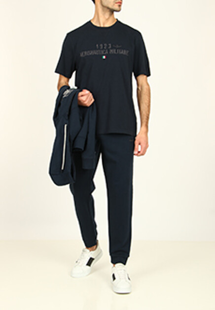 Футболка с логотипом AERONAUTICA MILITARE