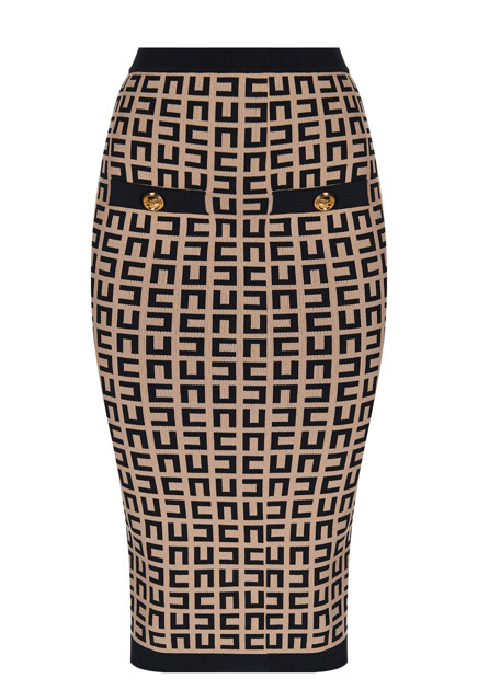 Костюм ELISABETTA FRANCHI  - Вискоза, Полиамид - цвет коричневый