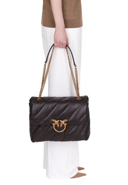 Сумка Big Love Bag Puff из мягкой кожи наппа  PINKO - ИТАЛИЯ