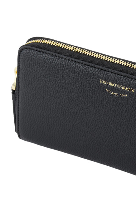 Кошелек EMPORIO ARMANI  - Полиэстер - цвет черный