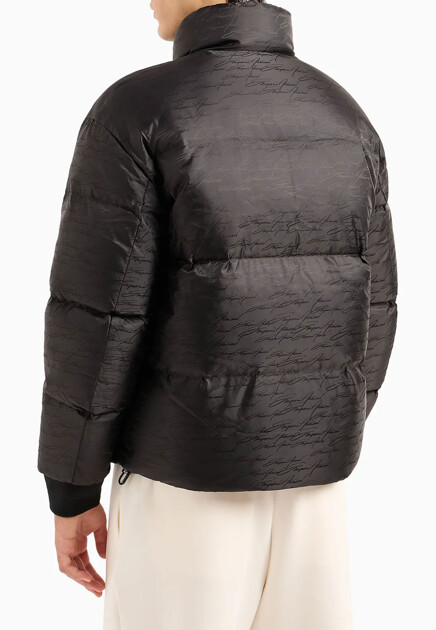 Пуховик EMPORIO ARMANI  - Полиамид - цвет черный