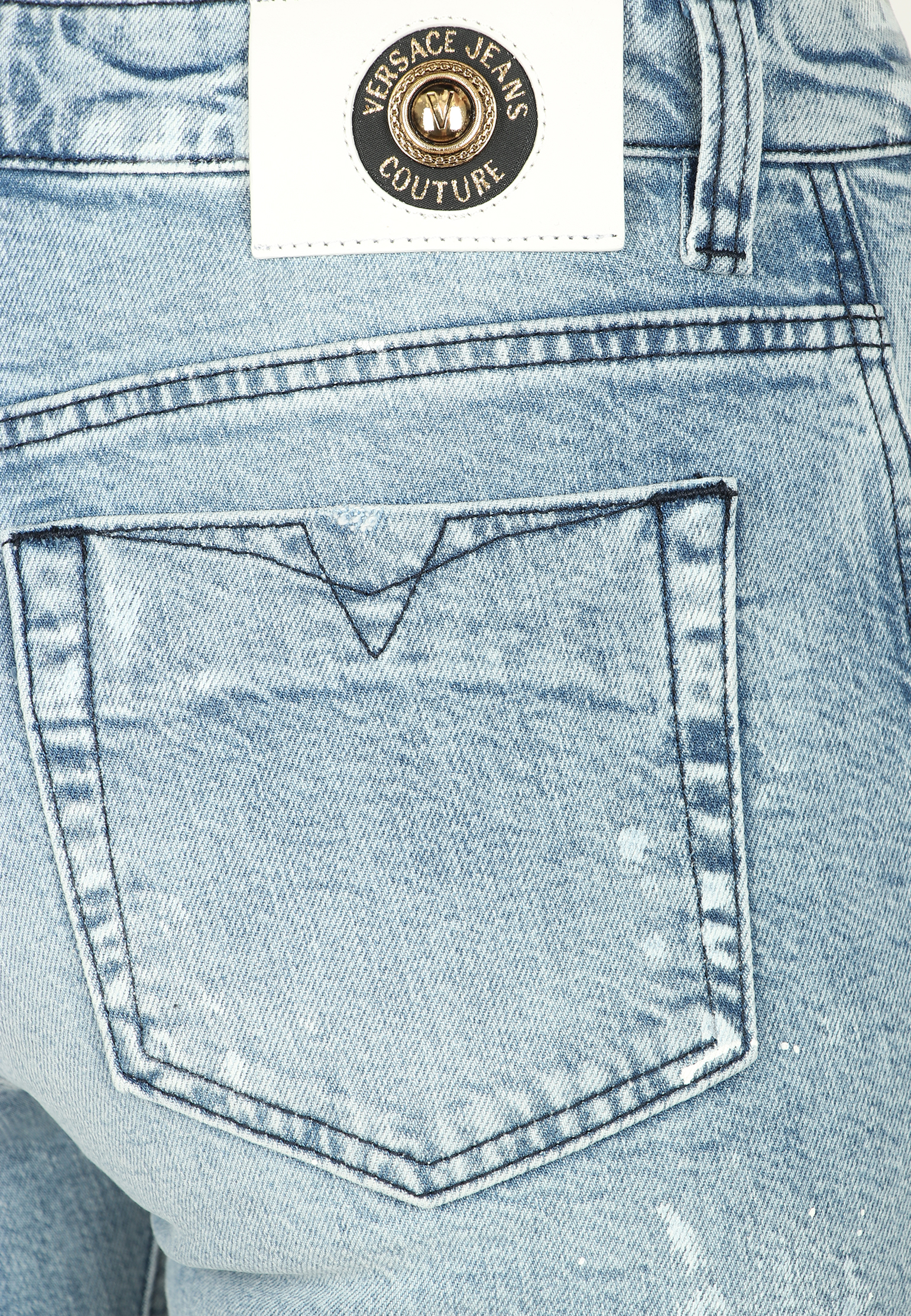 Джинсы скинни  VERSACE JEANS COUTURE