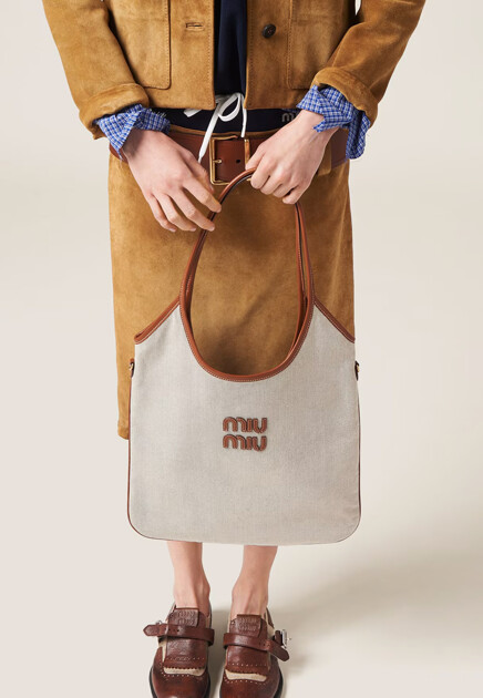 Сумка Ivy Canvas MIU MIU - ИТАЛИЯ
