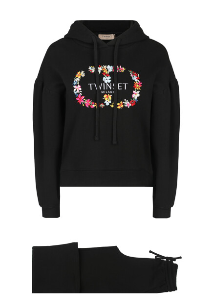 Спортивный костюм с цветочной вышивкой  TWINSET Milano