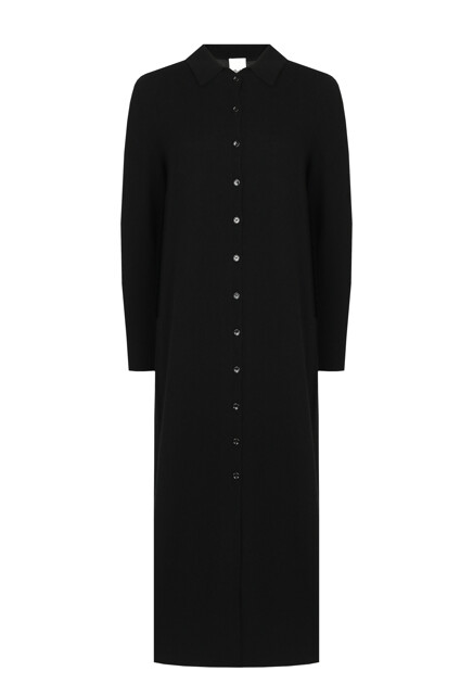 Удлиненное платье из кашемира и шерсти ALLUDE