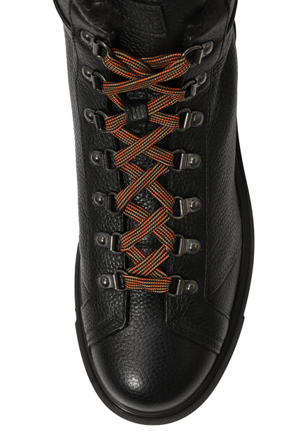 Ботинки SANTONI  - Кожа - цвет черный