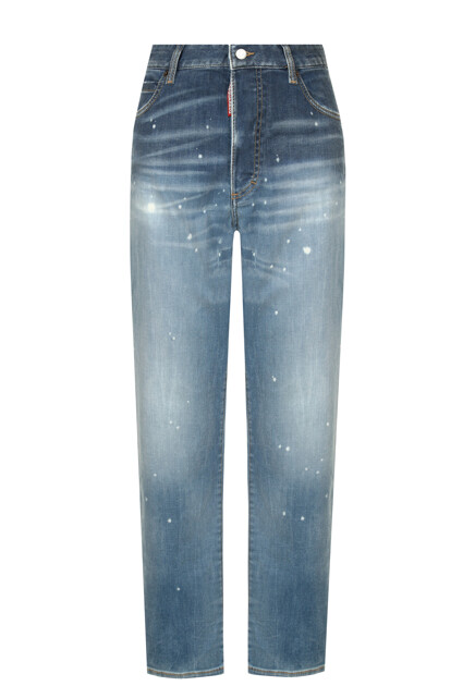 Джинсы с эффектом потертости DSQUARED2