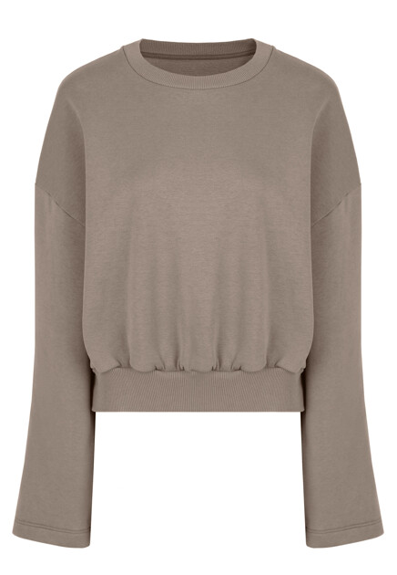 Укороченный свитшот из джерси MM6 Maison Margiela