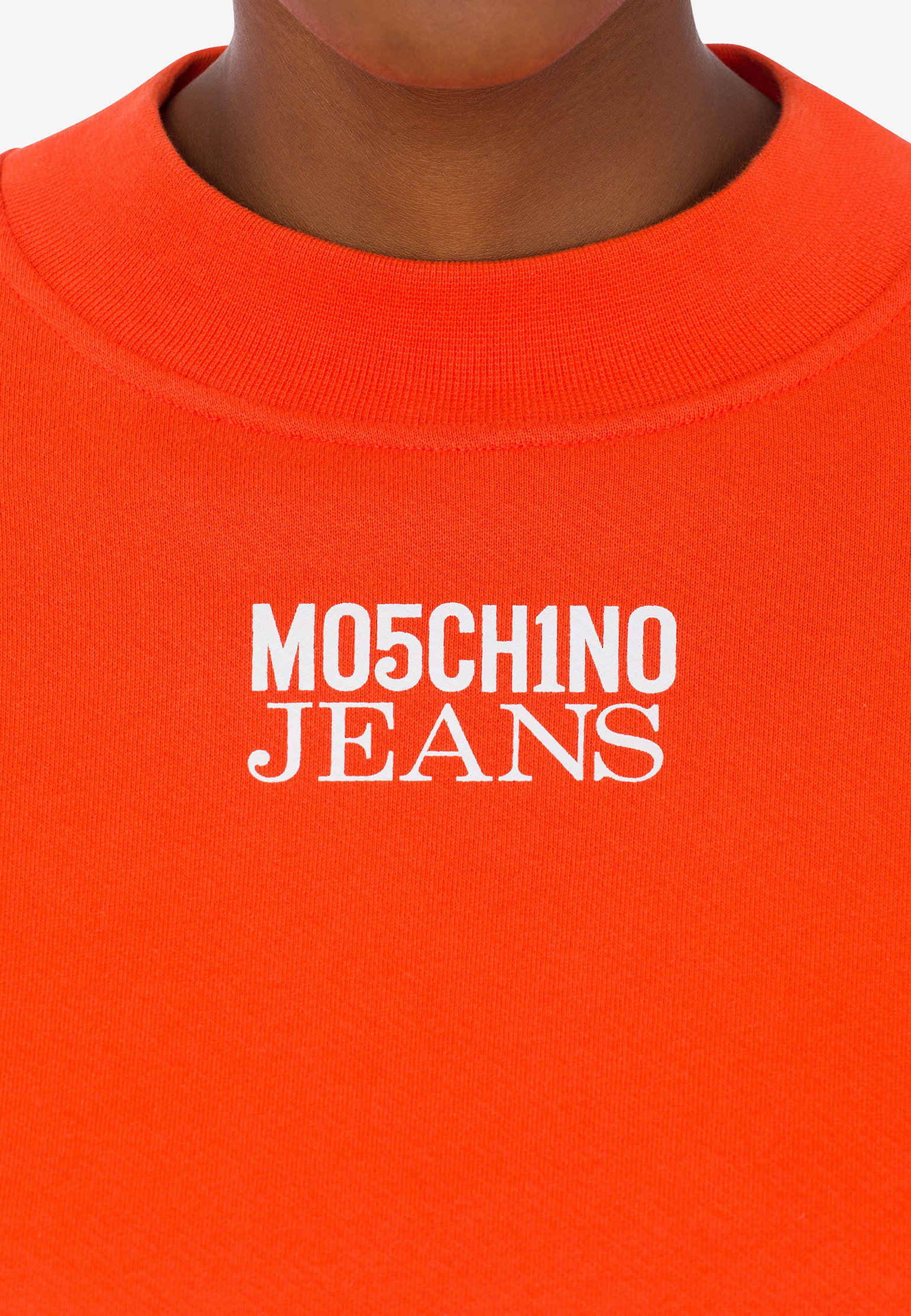 Свитшот MOSCHINO JEANS  - Хлопок - цвет оранжевый