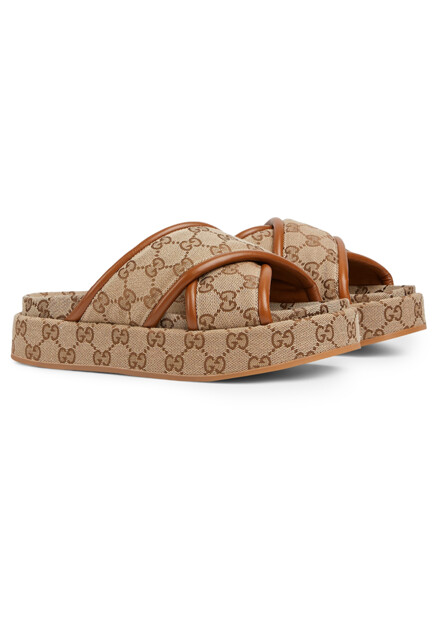 Сабо с узором GG GUCCI - ИТАЛИЯ