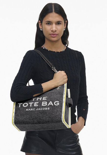 Сумка-тоут The Denim Chain Medium Tote Bag MARC JACOBS - США