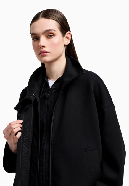 Куртка EMPORIO ARMANI  - Вискоза, Полиэстер - цвет черный