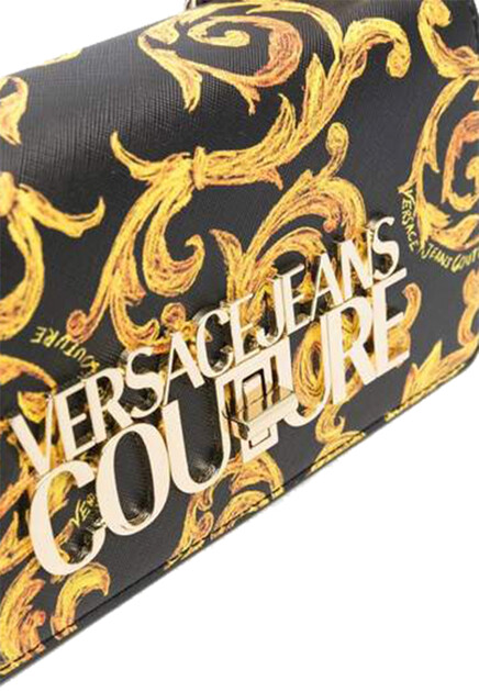 Сумка VERSACE JEANS COUTURE  - Полиуретан - цвет черный