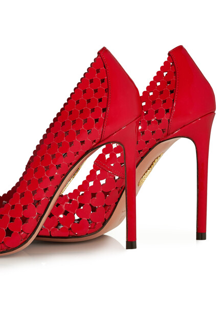 Туфли AQUAZZURA  - Кожа - цвет красный