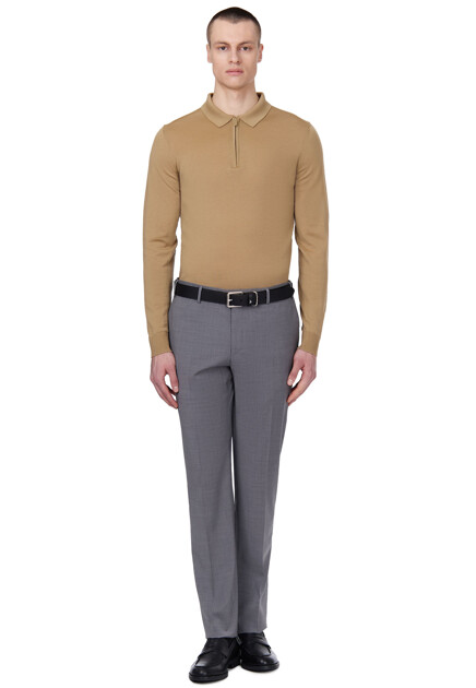 Брюки прямого кроя  CORNELIANI - ИТАЛИЯ
