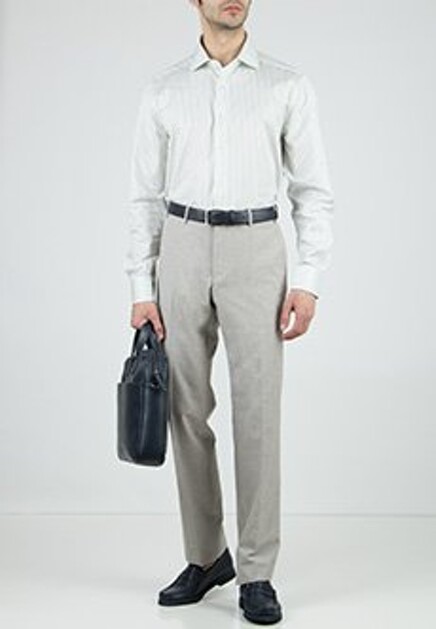 Зеленая рубашка CORNELIANI
