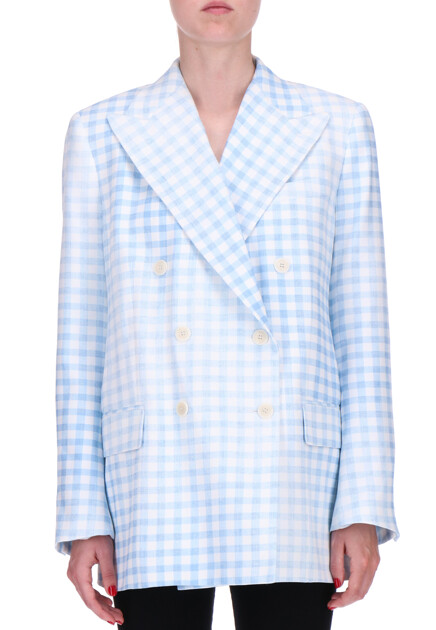 Двубортный пиджак ERMANNO SCERVINO