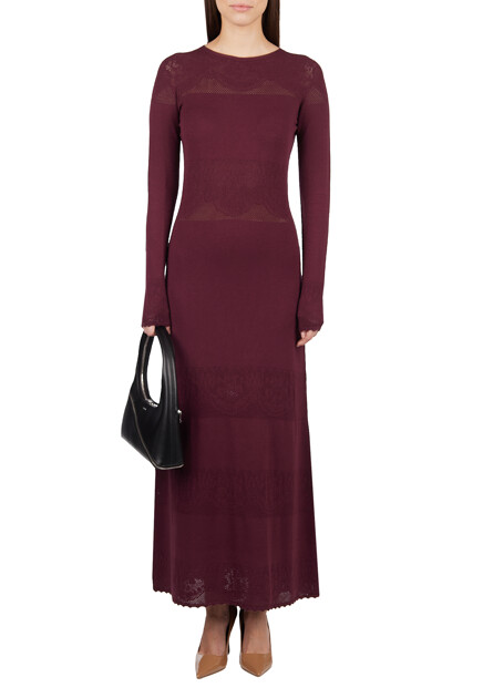 Платье длиное трикотажное TWINSET Milano - ИТАЛИЯ