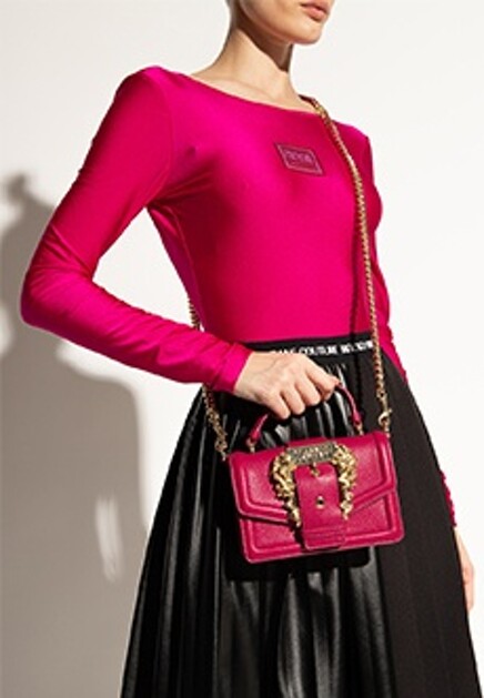 Сумка с крупным декором  VERSACE JEANS COUTURE