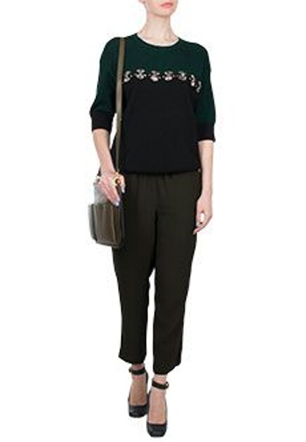 Зеленый джемпер MARNI
