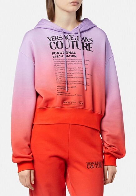Спортивный костюм с принтом тай-дай VERSACE JEANS COUTURE - ИТАЛИЯ