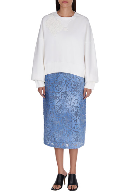 Свитшот ERMANNO SCERVINO  - Хлопок