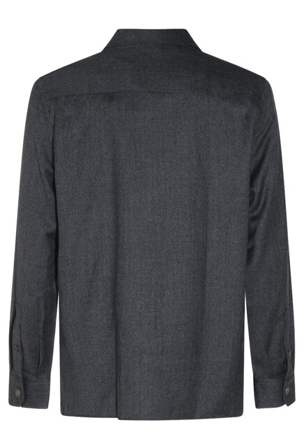 Рубашка из шерсти BRUNELLO CUCINELLI - ИТАЛИЯ