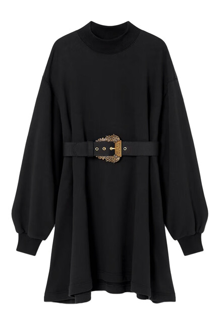 Платье со съемным ремнем Baroque VERSACE JEANS COUTURE