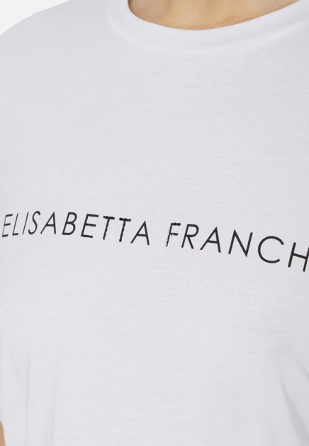 Футболка ELISABETTA FRANCHI  - Хлопок