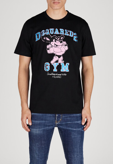 Футболка с принтом  DSQUARED2 - ИТАЛИЯ