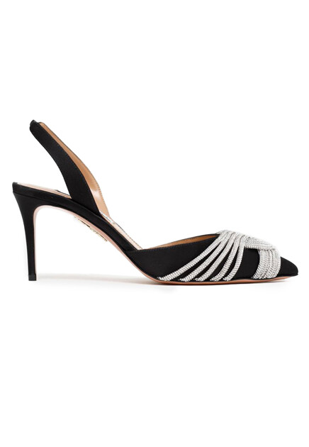Босоножки Gatsby Sling Satin AQUAZZURA - ИТАЛИЯ