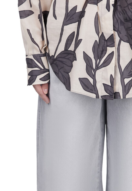 Широкие джинсы ERMANNO SCERVINO