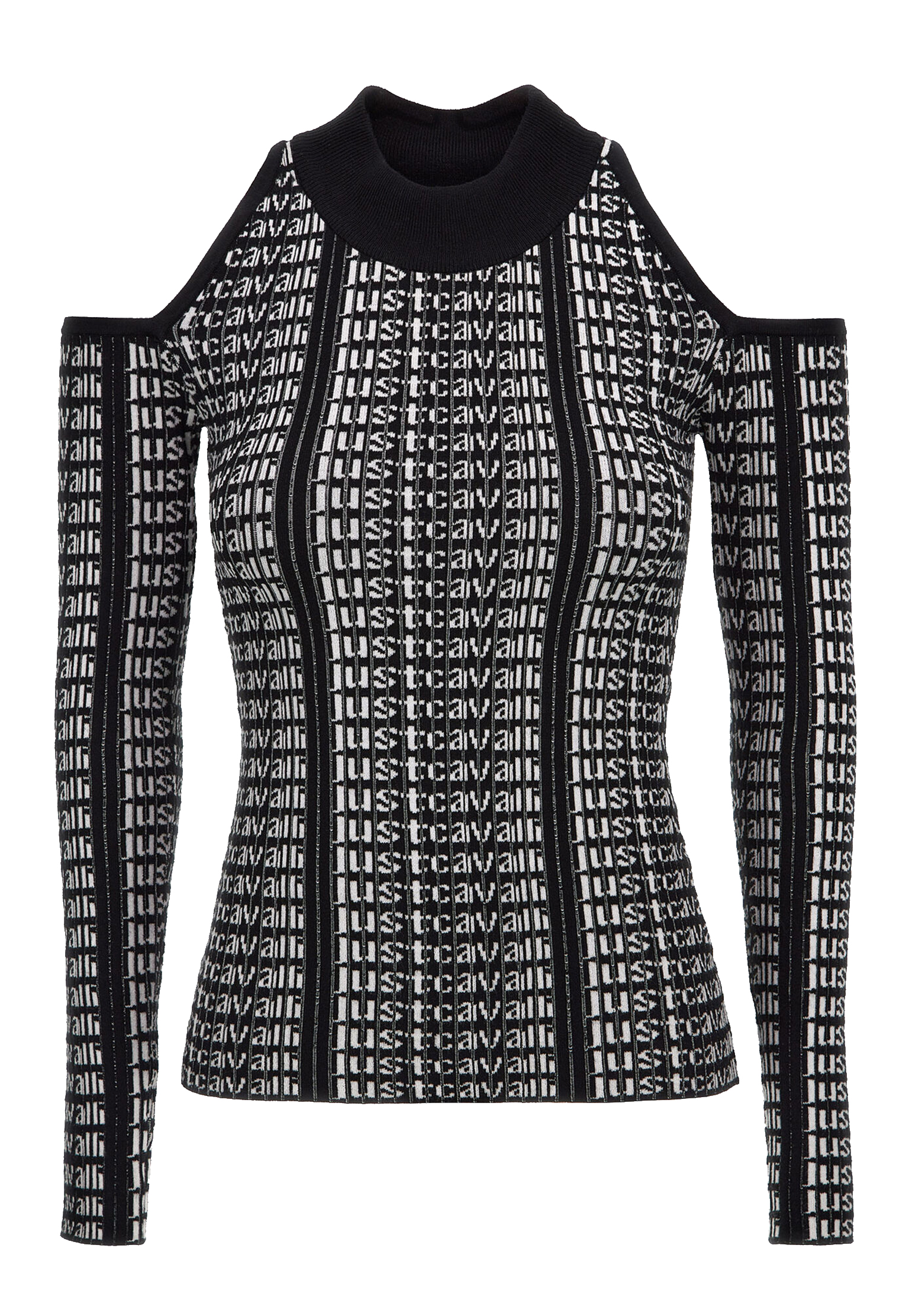 Джемпер с открытыми плечами JUST CAVALLI