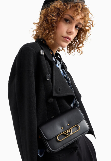 Сумка с металлическим логотипом  EMPORIO ARMANI