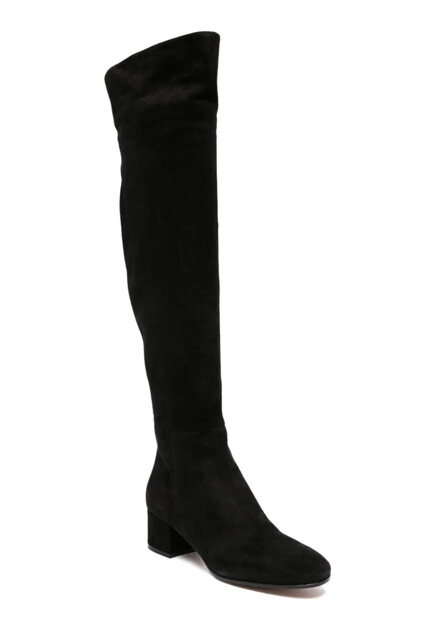 Замшевые ботфорты GIANVITO ROSSI