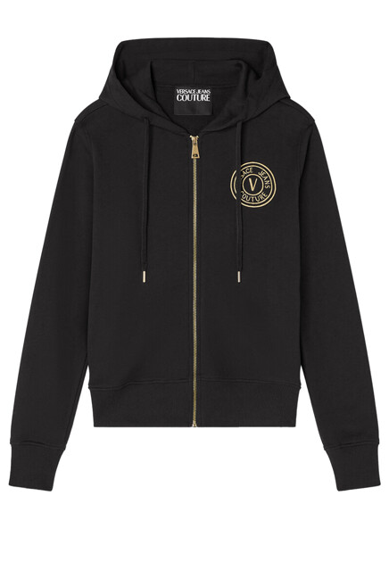 Толстовка на молнии с логотипом  VERSACE JEANS COUTURE