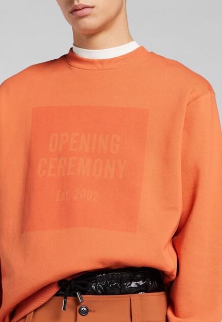 Свитшот OPENING CEREMONY  - Хлопок - цвет оранжевый