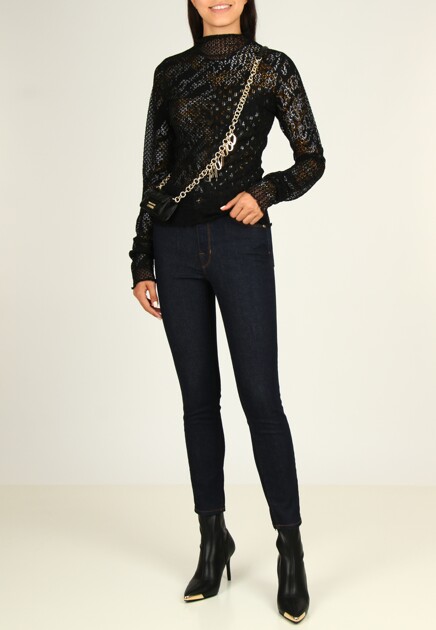 Перфорированная водолазка  VERSACE JEANS COUTURE - ИТАЛИЯ